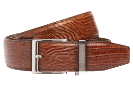 Lizard Brown, 40 mm Strap, Dress Belt