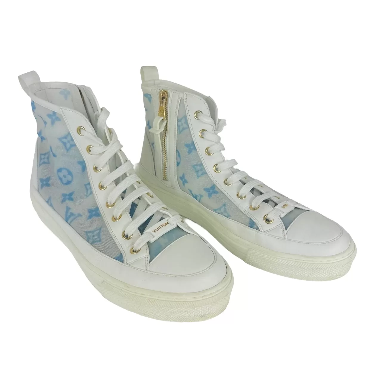 LOUIS VUITTON - High sneakers Stellar monogram LV size 39 EU