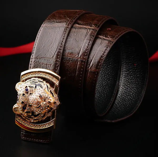 LUXURY DIAMOND TIGER BELT