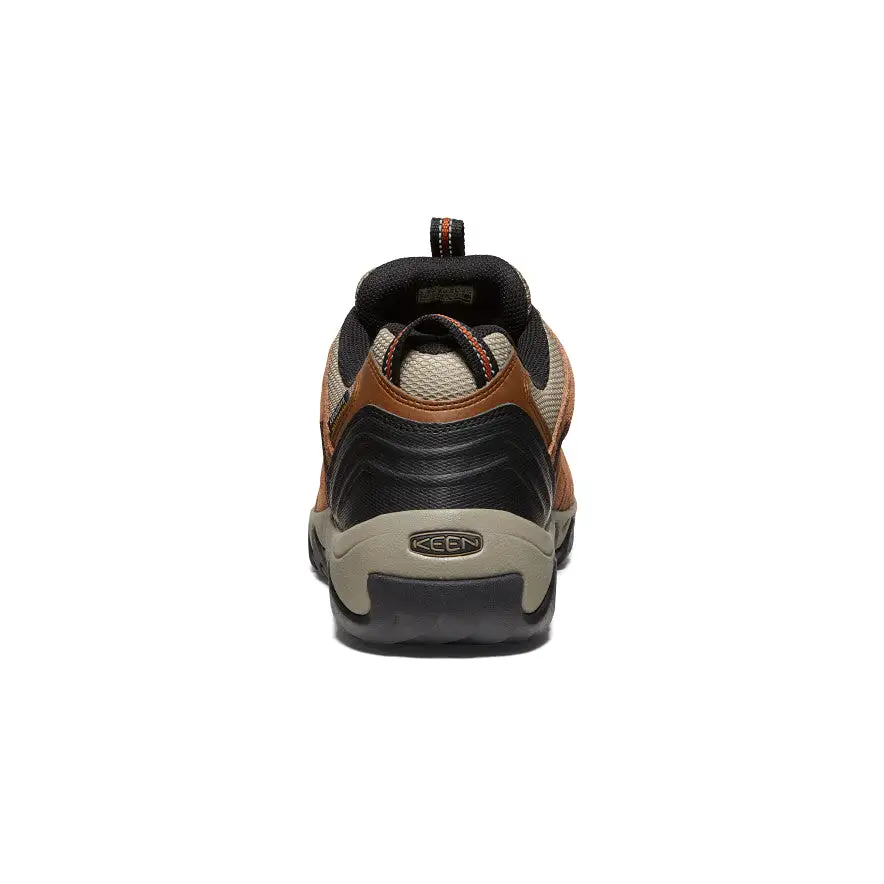 Men's Headout Waterproof Hiking Shoe  |  Bison/Fossil Orange