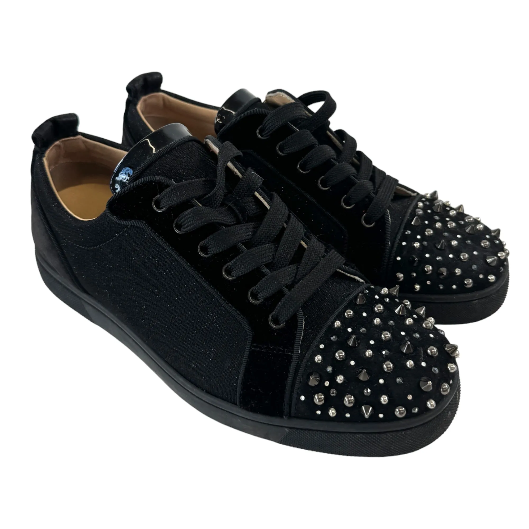 Men's Junior Spikes Low Trainers Black Size EU 41 / UK 7