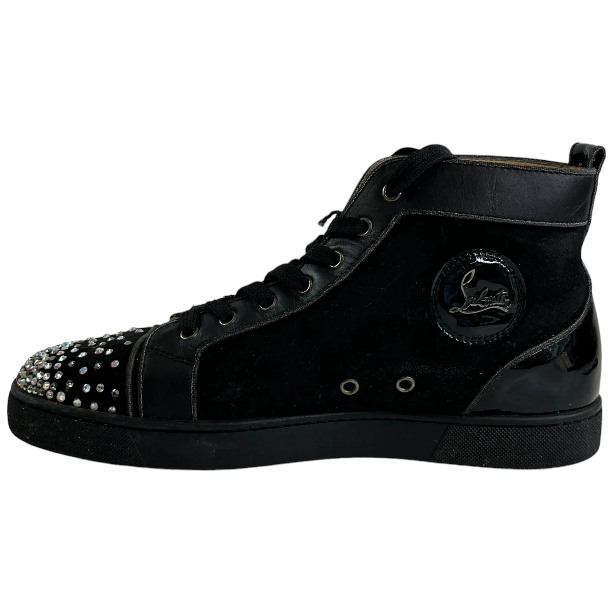 Men's Rantus Crystal Octopus High Trainers Black Size EU 43.5 / UK 9.5