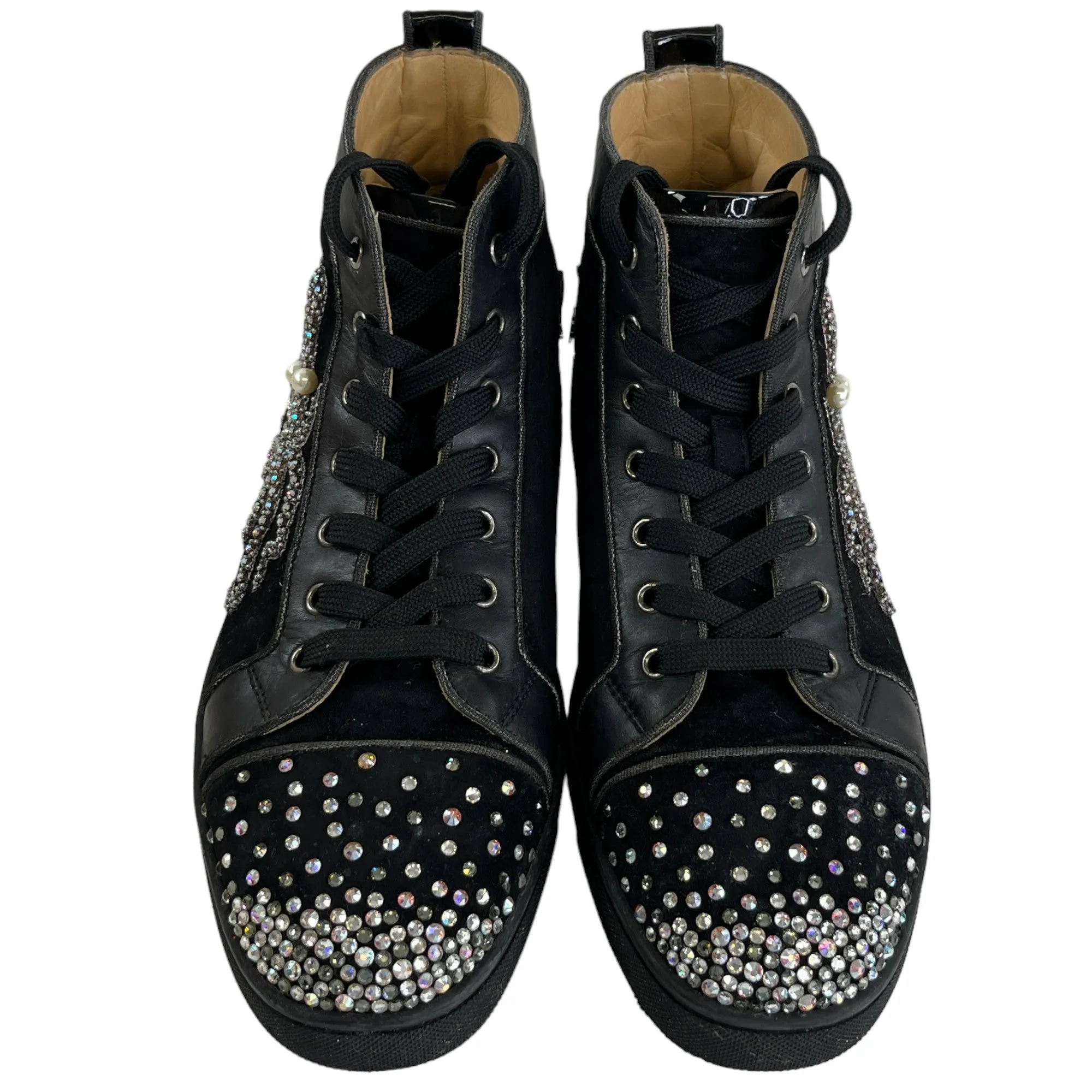 Men's Rantus Crystal Octopus High Trainers Black Size EU 43.5 / UK 9.5