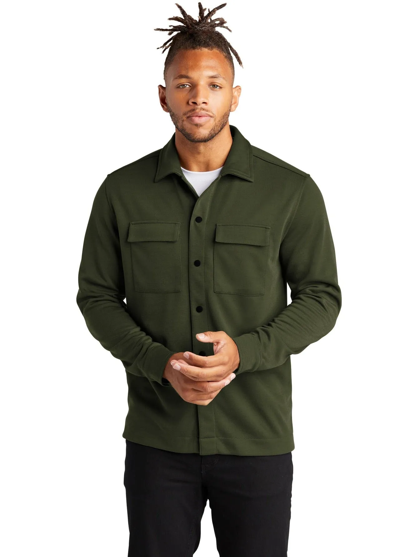 Mercer+Mettle Double-Knit Snap Front Jacket