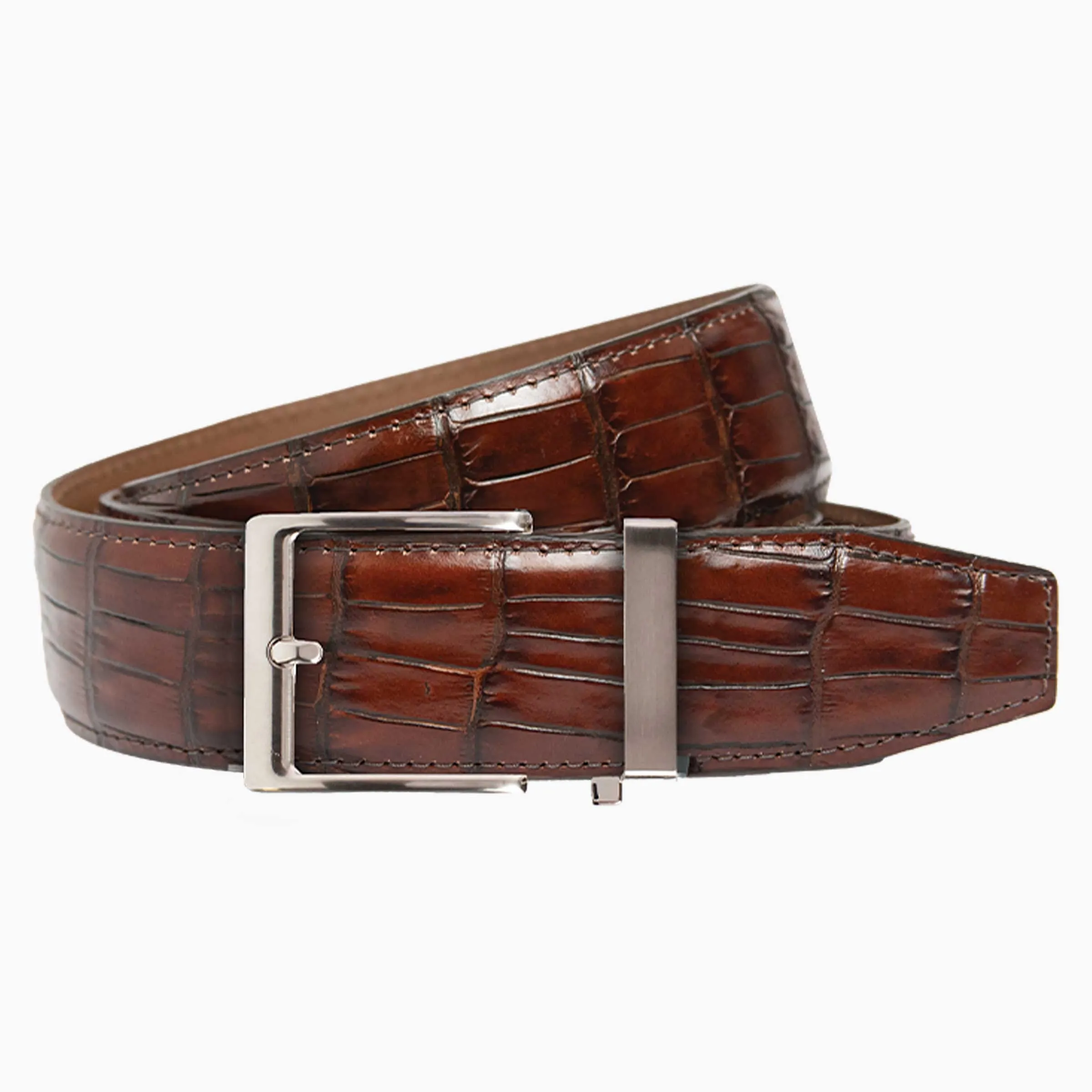 Nexbelt Crocodile Brown Luxury Belt 1.5 [38mm]