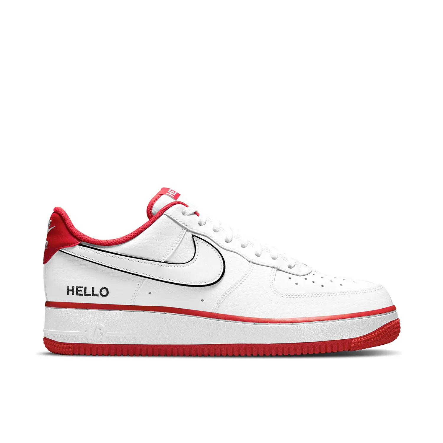 Nike Air Force 1 07 Low LX Hello White Red | CZ0327-100 | Laced