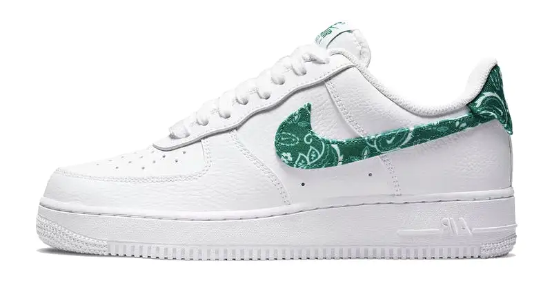 Nike Air Force 1 Low '07 Essential White Green Paisley (W)