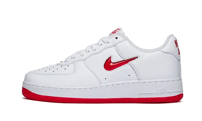 Nike Air Force 1 Low '07 Retro Color of the Month Jewel Swoosh University Red