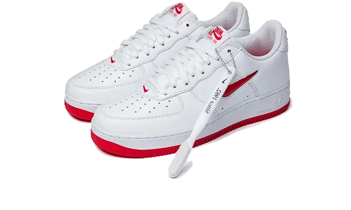 Nike Air Force 1 Low '07 Retro Color of the Month Jewel Swoosh University Red