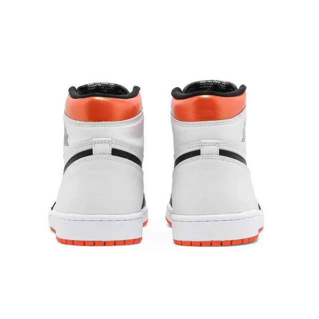 Nike air jordan 1 retro high og (electro orange/ white/ electro o