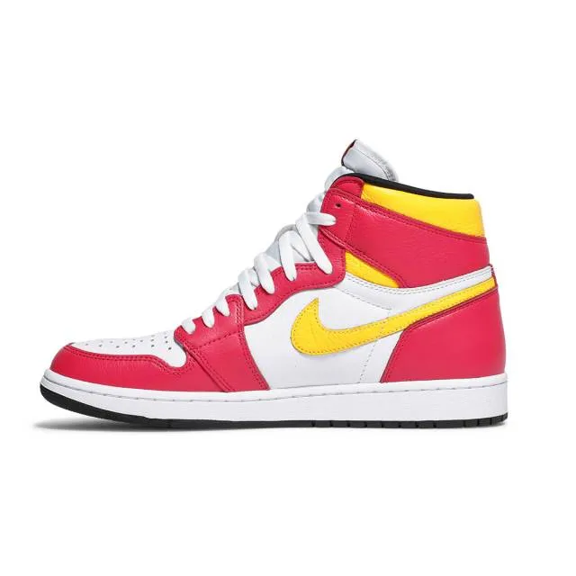 Nike air jordan 1 retro high og (light fusion red/ white/ laser o