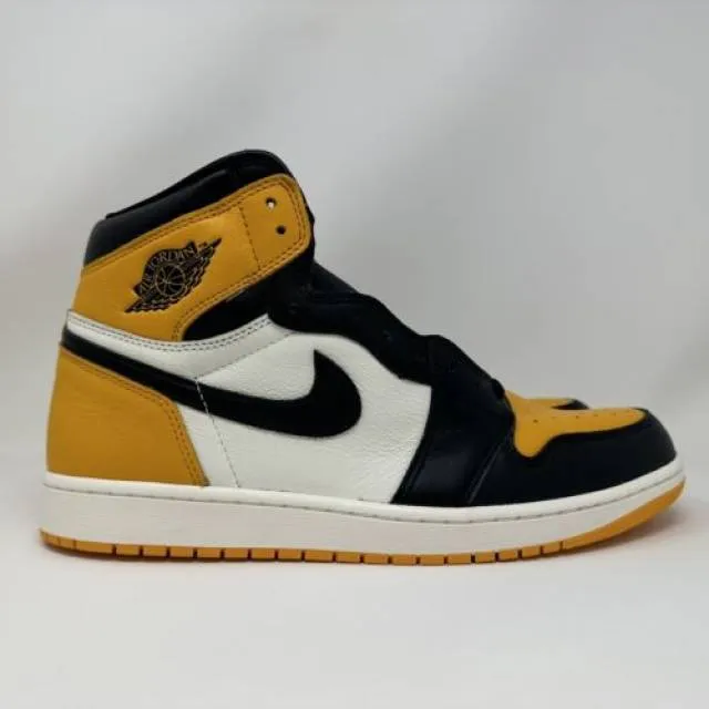 Nike air jordan retro i 1 high og taxi yellow toe 2022 men's size 13 555088-711