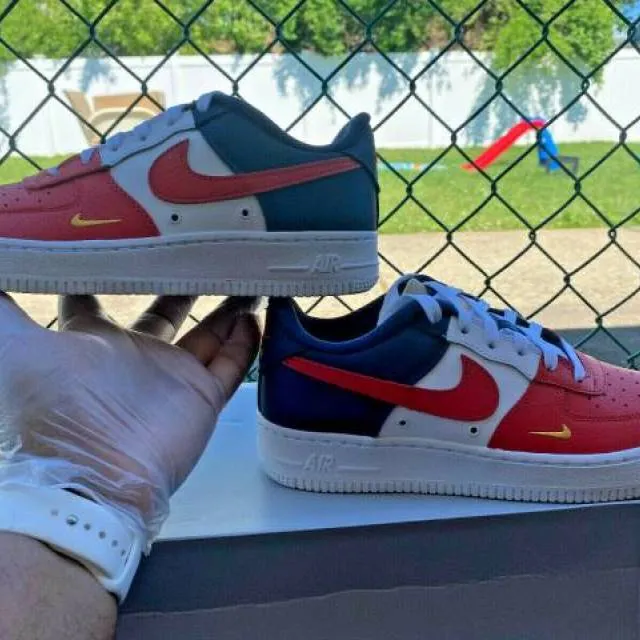 Nike GS Air Force 1 Low '07 "Independence Day" 820438 60...