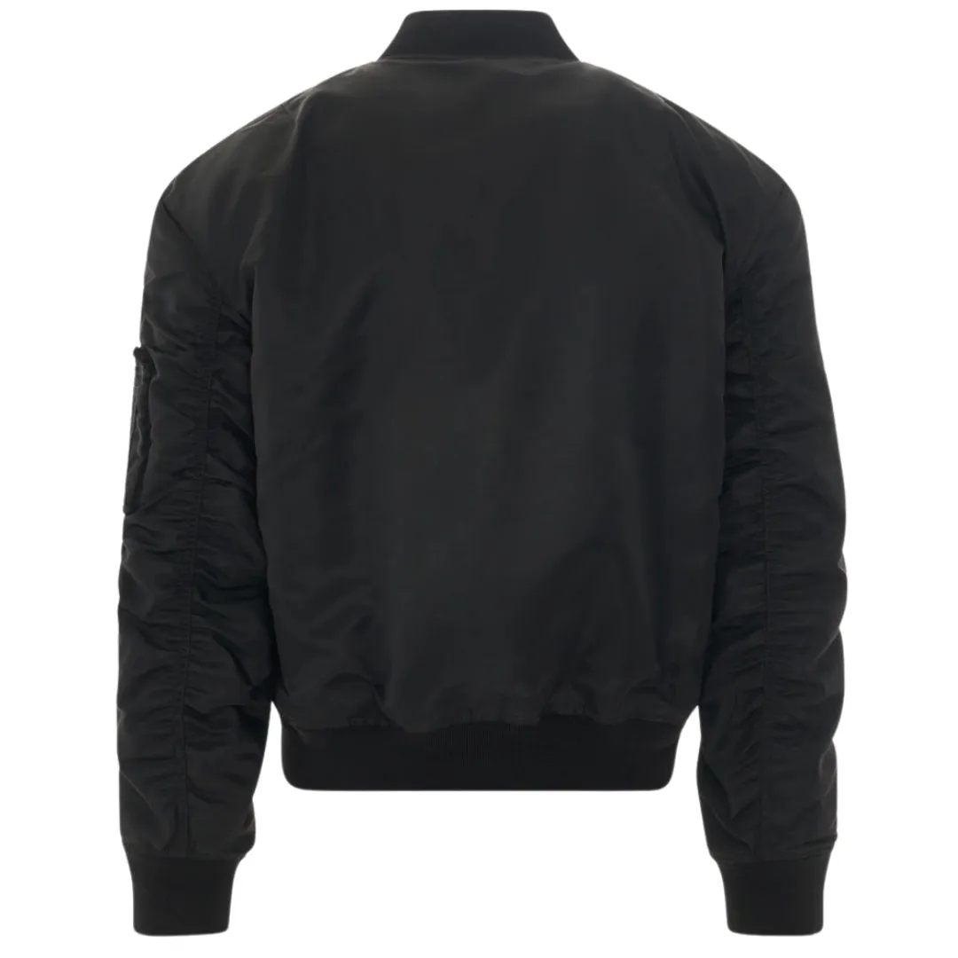 Off-White Industrial Black Bomber Jacket