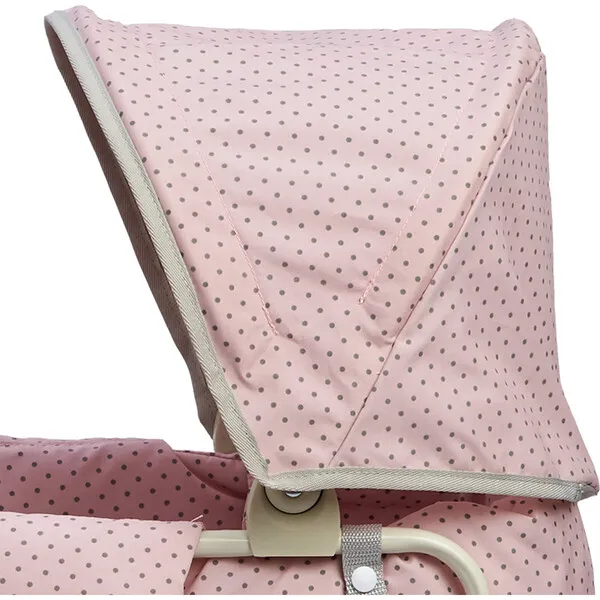 Olivia's Little World by Teamson Kids Olivia's Little World Buggy-Style Doll Stroller, Pink/Gray