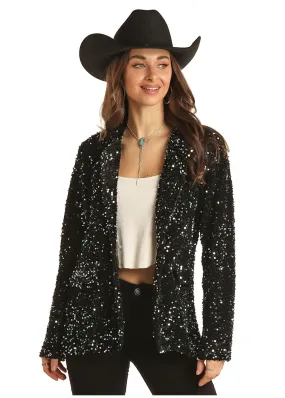 Panhandle Slim Womens Sequin Blazer