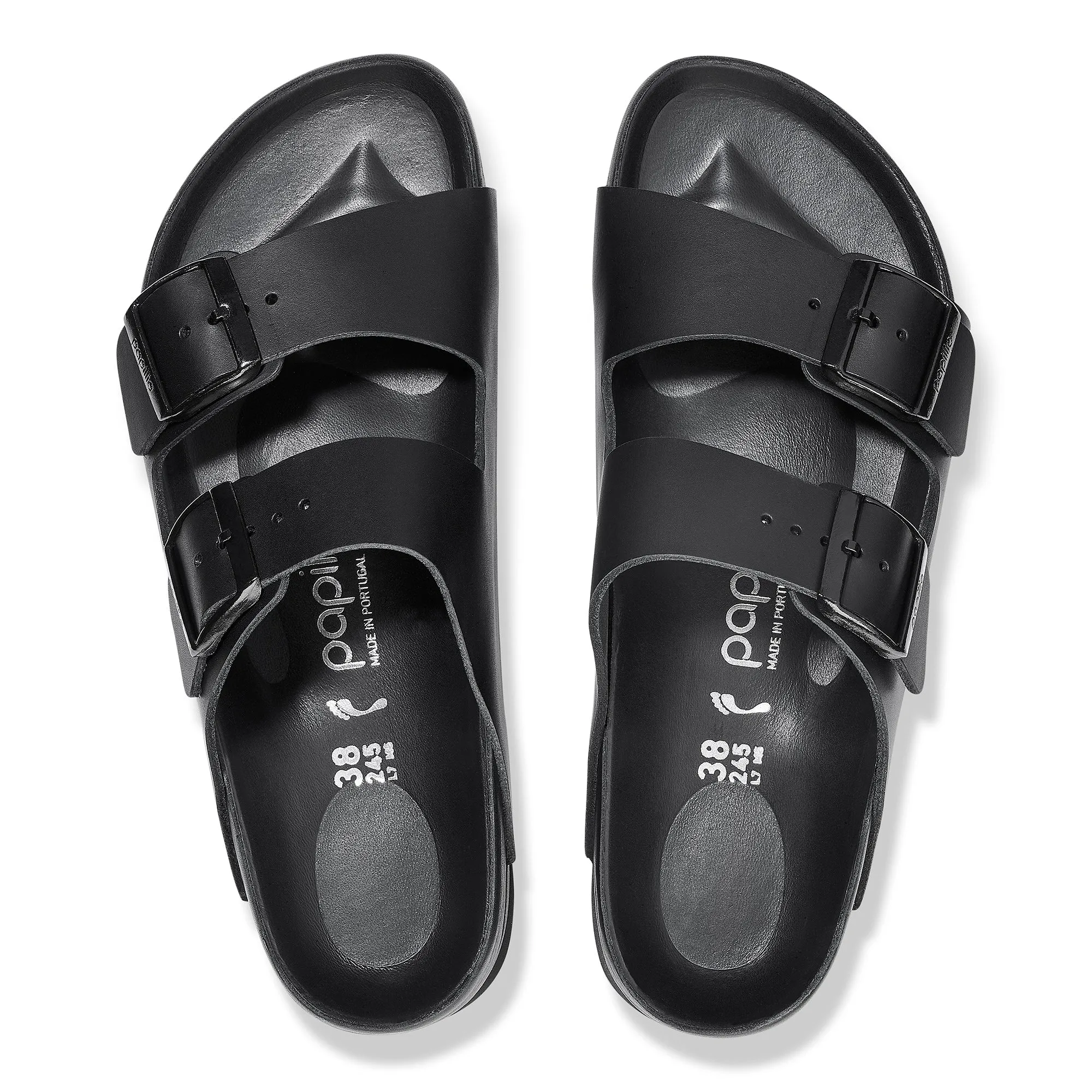 Papillio Arizona Exquisite Platform black leather by Birkenstock