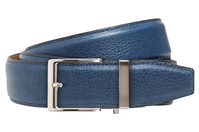 Pebble Denim, 40mm Strap, Dress Belt