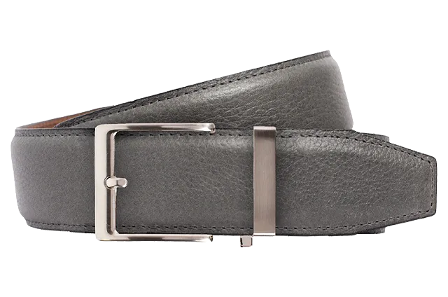 Pebble Grey, 40mm Strap, Dress Belt