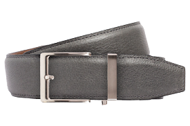 Pebble Grey, 40mm Strap, Dress Belt