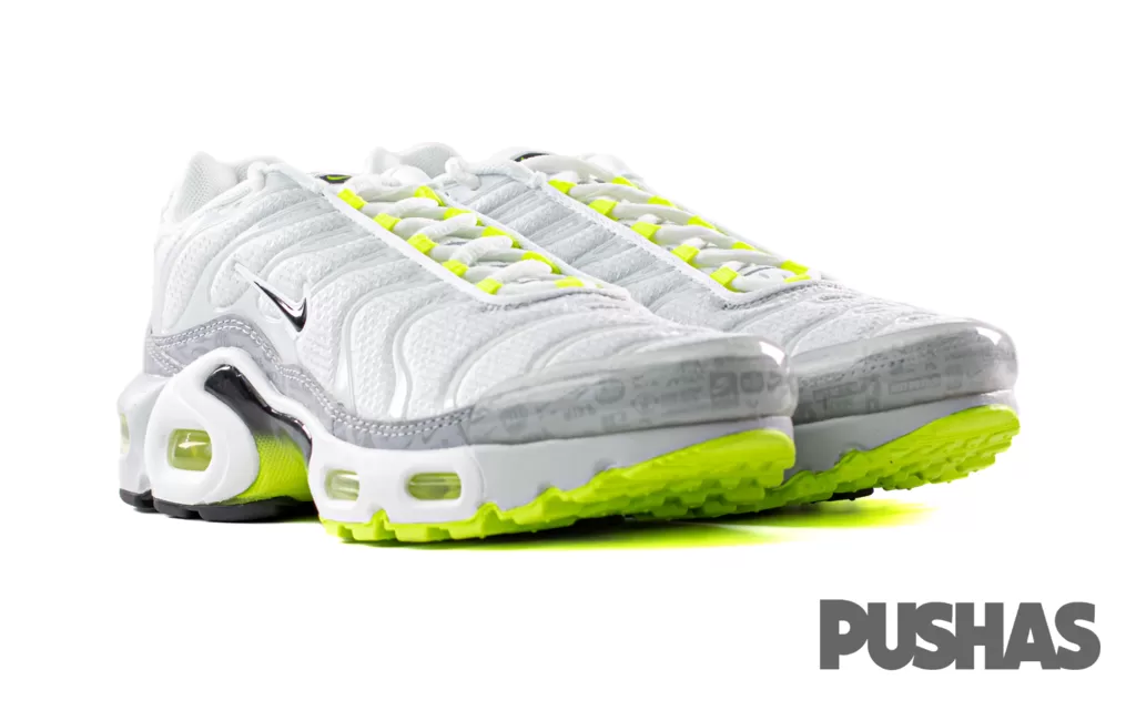 [Refurbished] Air Max Plus TN 'Retro Air Max Logos / Reflective White Volt' GS (2021)