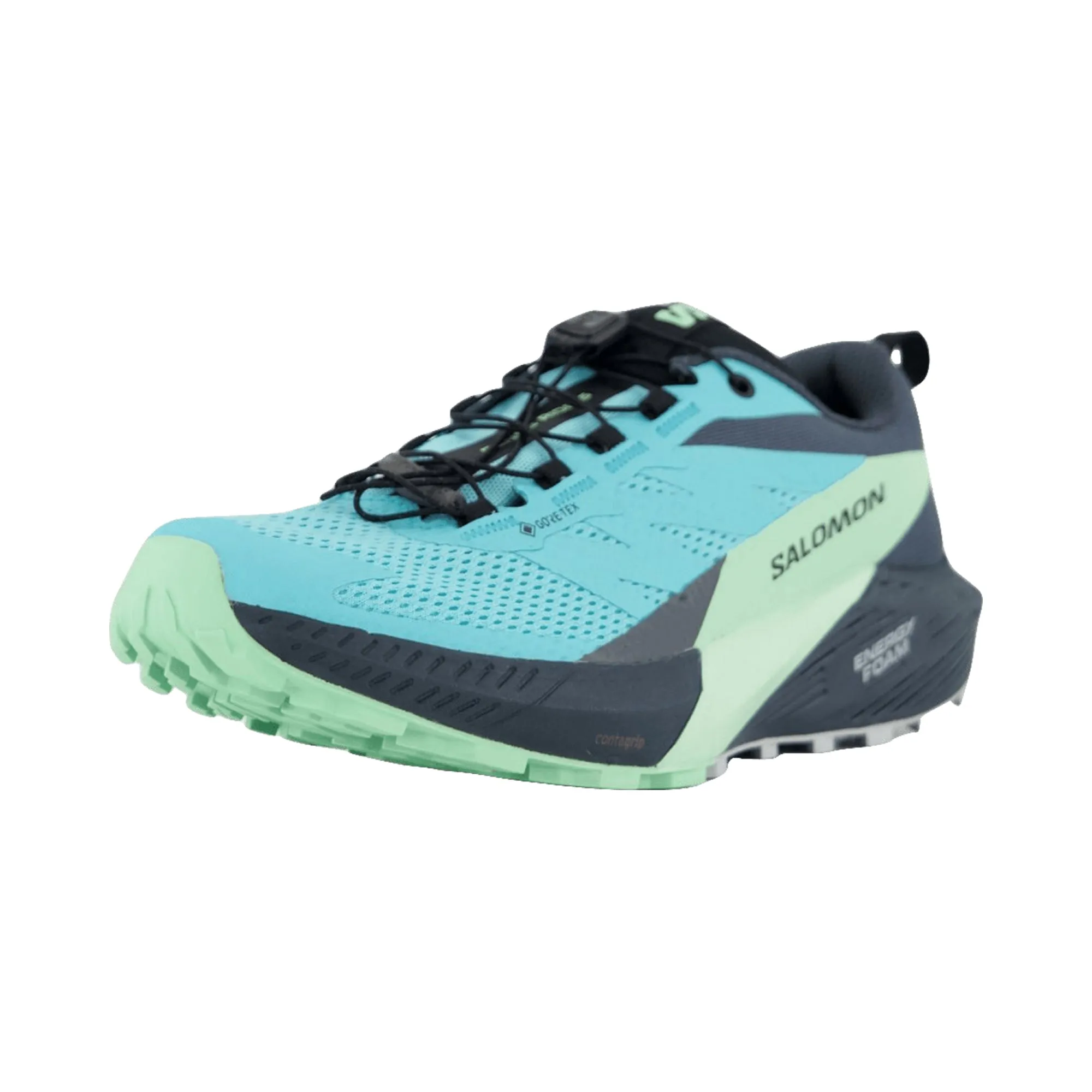 Salomon SENSE RIDE 5 GTX W Blra/Gre for women, turquoise, shoes