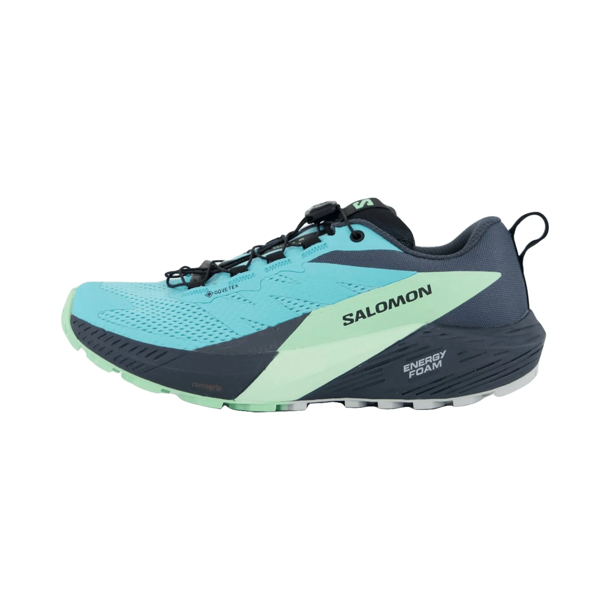 Salomon SENSE RIDE 5 GTX W Blra/Gre for women, turquoise, shoes