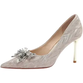 Stiletto Wedding Crystal Wedding Shoes