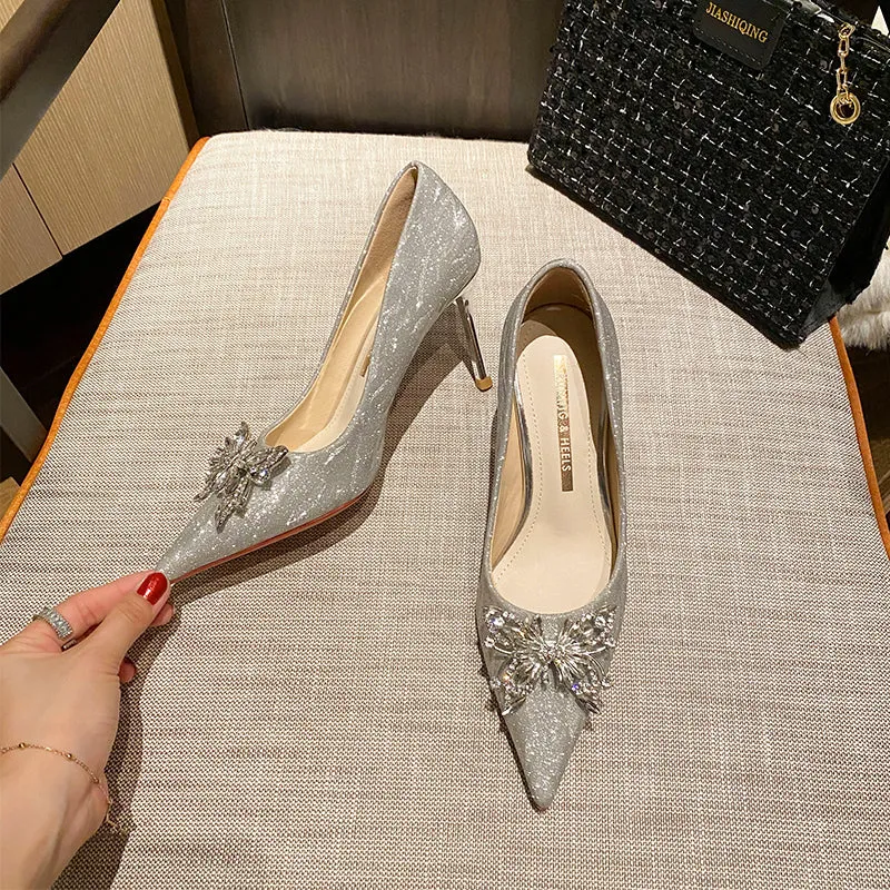 Stiletto Wedding Crystal Wedding Shoes