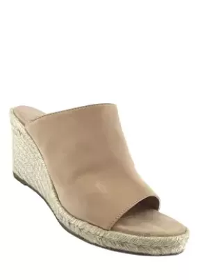 Stuart Weitzman Nude Espadrille Wedges Size 9.5