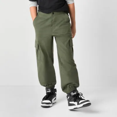 Thereabouts Little & Big Boys Cuffed Cargo Pant