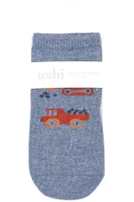 Toshi Organic Socks Ankle Jacquard - Big Diggers