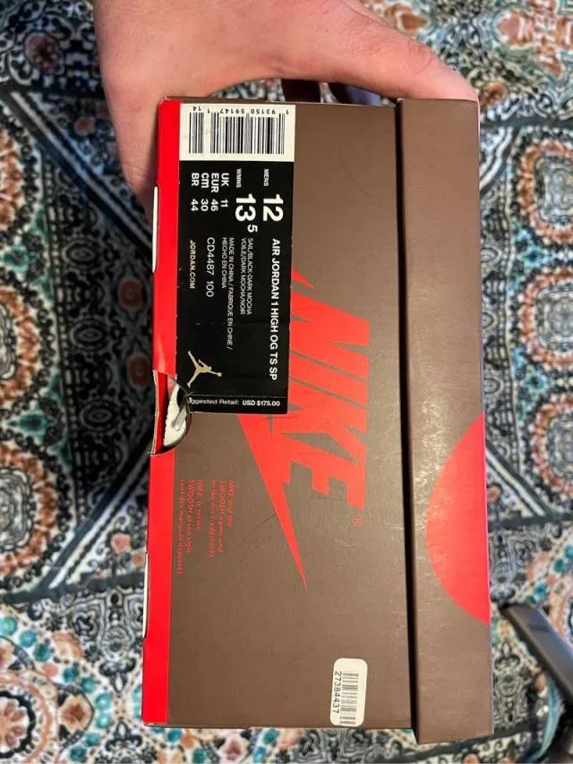 Travis scott x air jordan 1 retro high og