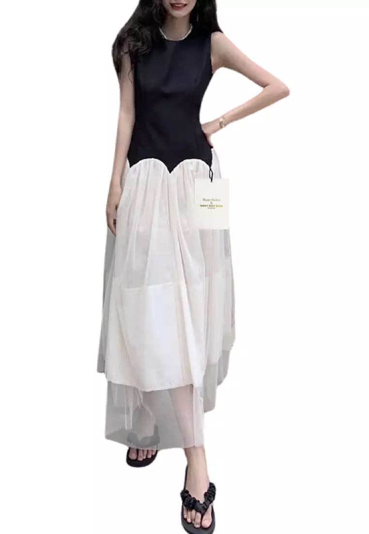 Twenty Eight Shoes Fashionable Chiffon Stitching Dress SED888373B13