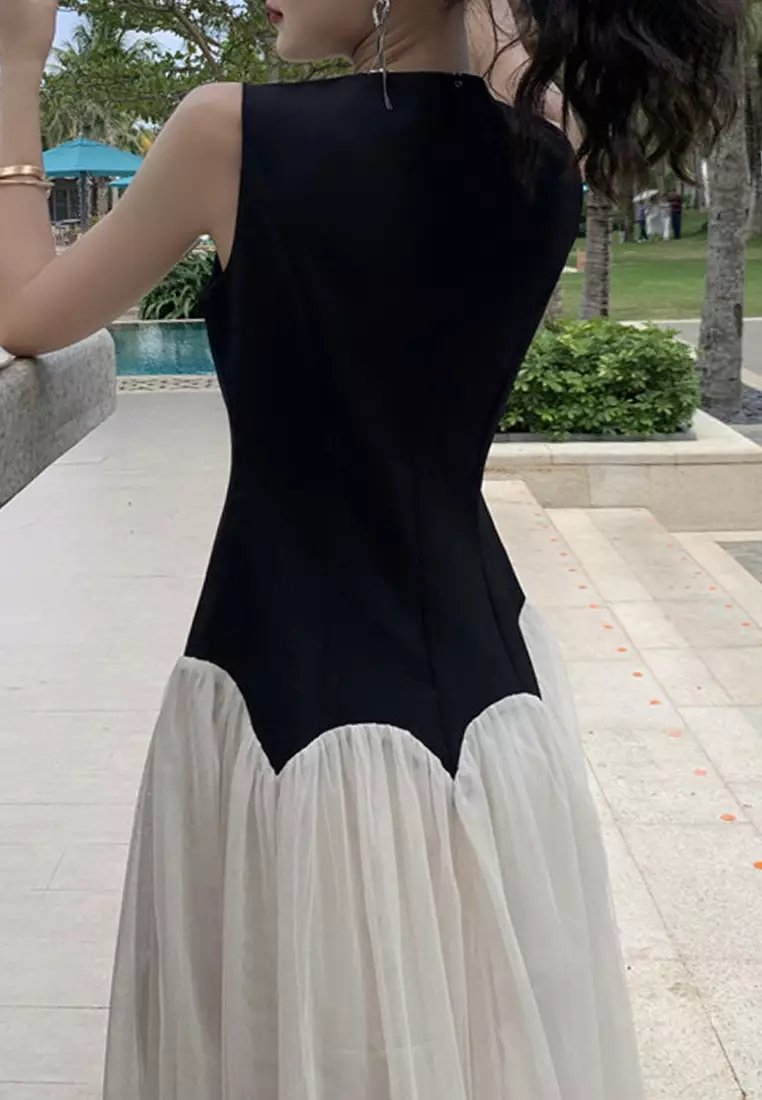 Twenty Eight Shoes Fashionable Chiffon Stitching Dress SED888373B13