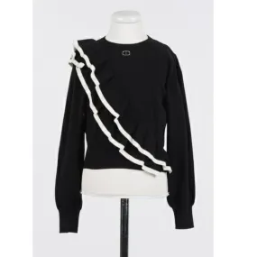 Twinset Maglia Nero/Off White 242GJ3021_02714