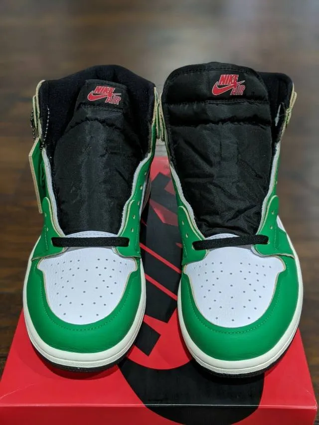 W nike air jordan 1 retro high og lucky green