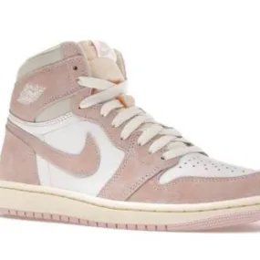 Wmns nike air jordan 1 retro high og washed pink atmosphere