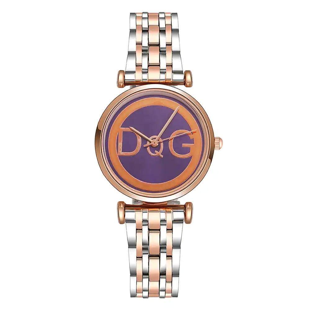 Women Watches Top Brand Luxury DQG Fashion Diamond Ladies Wristwatches Stainless Steel Silver Mesh Strap Female Quartz Watch S41